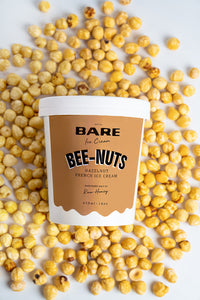 'Bee-Nuts' Hazelnut Ice Cream