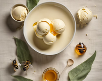 'Bee-Nilla' Vanilla Bean Ice Cream