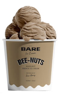 'Bee-Nuts' Hazelnut Ice Cream